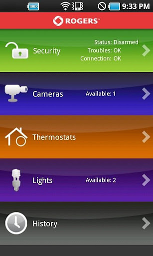 Rogers Smart Home Monitoring截图1