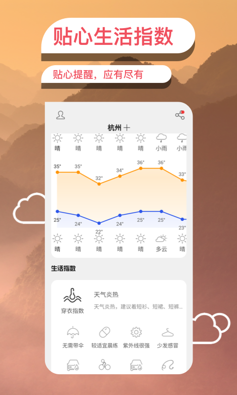 实况天气预报大师截图3