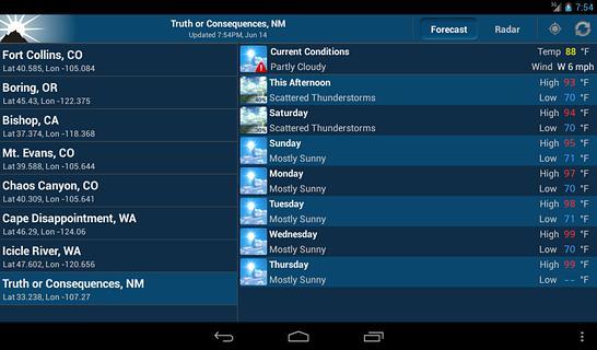 NOAA Weather Unofficial截图1