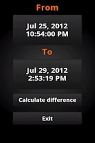 Time Difference Calculator截图4