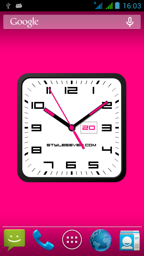 Square Clock Android-7截图6