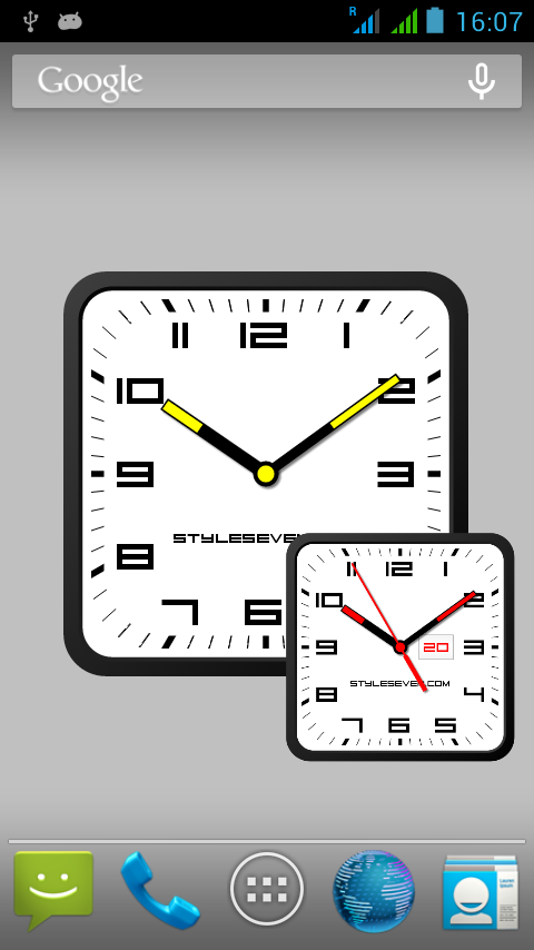 Square Clock Android-7截图8