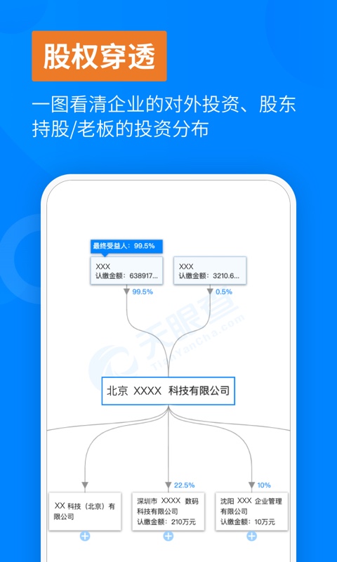 天眼查企业查询v11.10.0截图4