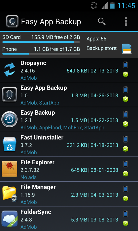 Easy App Backup截图1