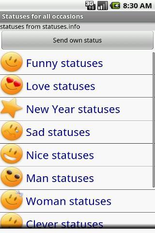 Statuses for all occasions截图1