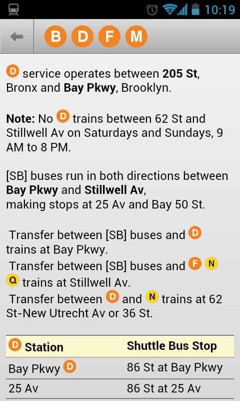 nycTrans.it - NYC Subway (MTA)截图6