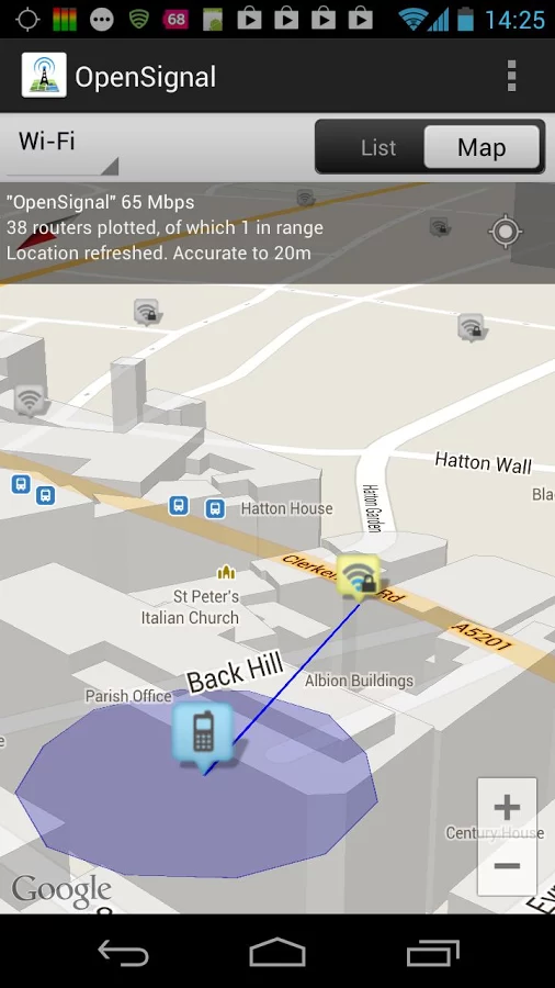 OpenSignal - 3G 4G 无线地图截图3