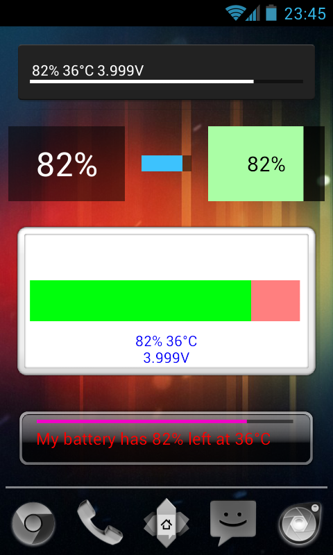 Battery Progress Widget截图1