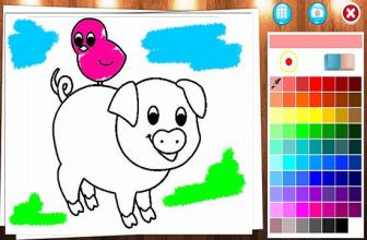 Art Coloring Page - for Pig Painting截图1