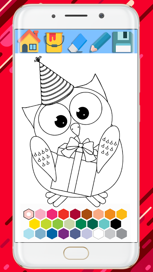 Owl Coloring Book- Cut Owl coloring Mandala 2018截图5