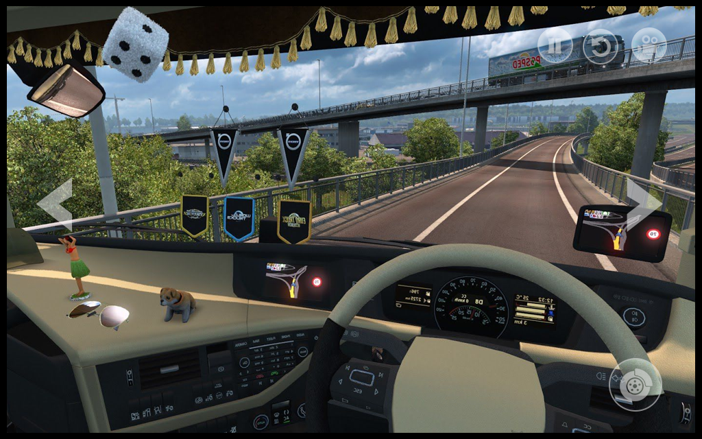 In Truck Driving : City Highway Cargo Racing Games截图2