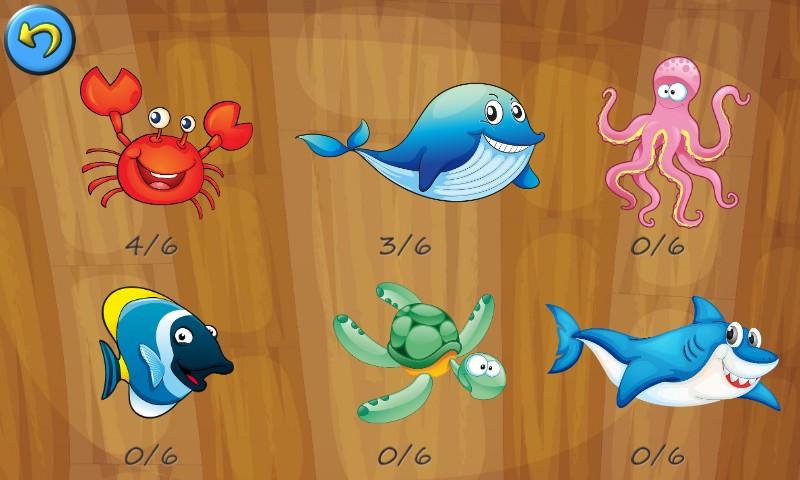 海洋动物儿童拼图截图4