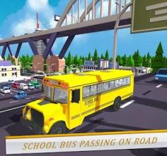 School Bus Driving Game Simulator 2018截图1