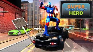 Super Flying Robot Hero: Captain City Rescue 3D截图4