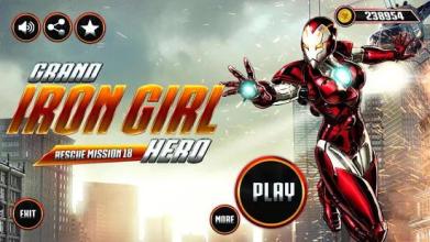 Grand Superhero Flying Iron Girl截图5