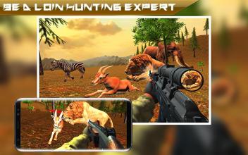 Wild Loin Hunting 2018 - Deer Survival Safari Game截图1