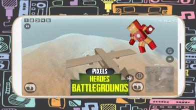 Pixel Heroes Royale Battleground Gun 3D截图3