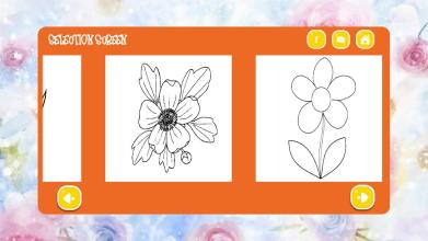 Flowers Coloring Book- Various Flower for Coloring截图1