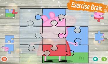 Peppa Puzzle For Kids-Pink Pig截图2