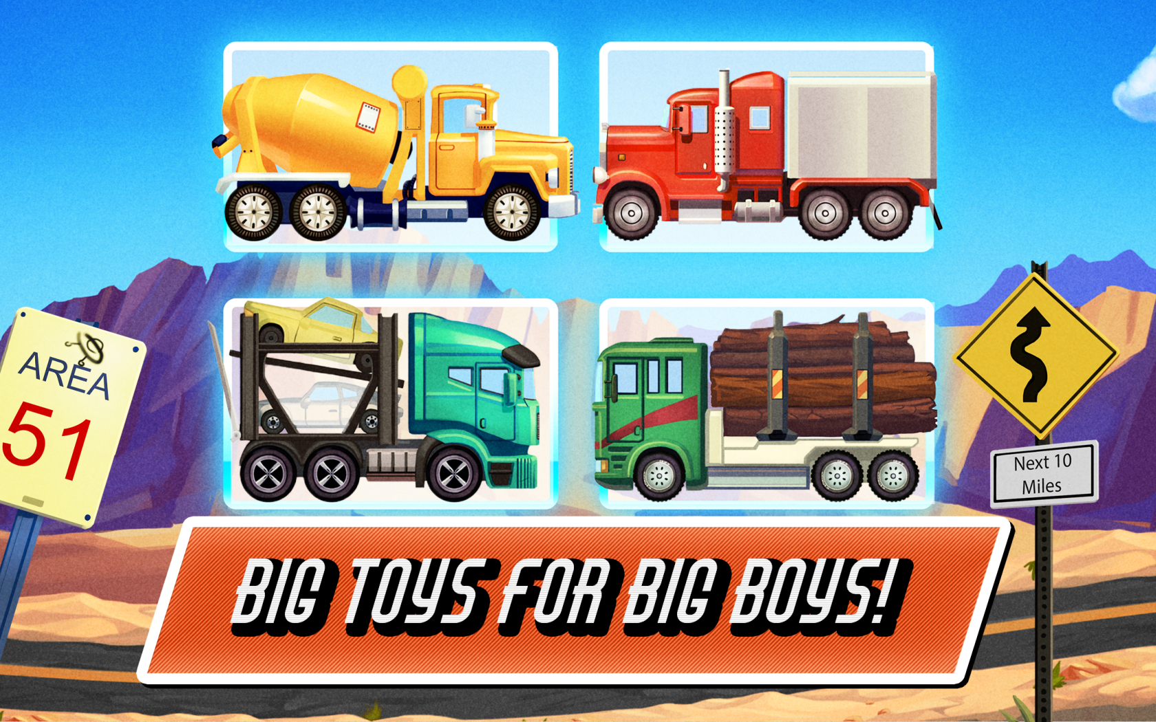 Truck Driving Race US Route 66截图1