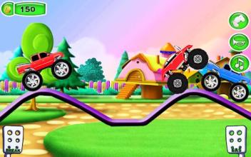 Mountain Race Monster Truck 2D Game截图4