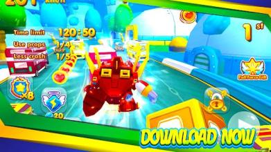 Transform Neonmatron Robot: Speed Kart Racing截图1