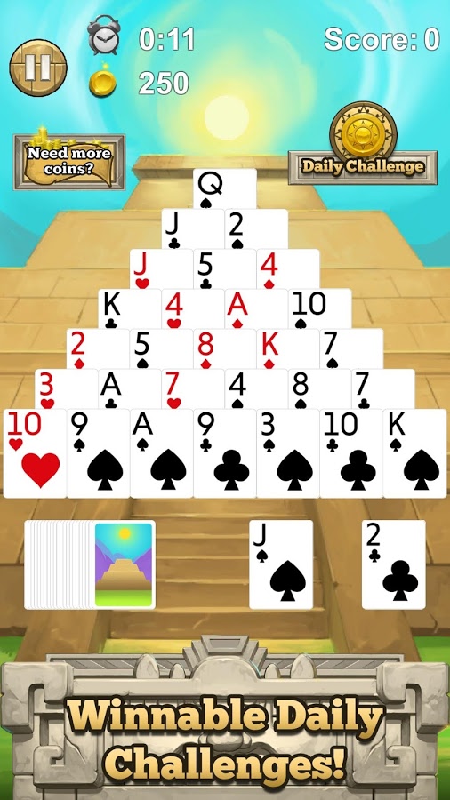 Pyramid – Solitaire Classic Card Game截图4