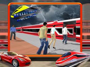 Rail Bullet Train Driver Game截图2