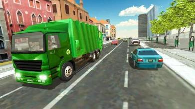 City Garbage Cleaner Truck:Trash Truck Driver截图4