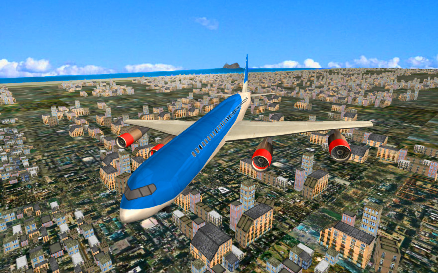 Airplane Pilot Simulator 3D截图1