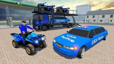 US Police ATV Quad: Transporter Game截图4