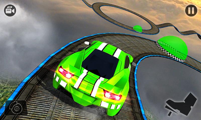 Impossible Stunt Car Tracks 3D截图4