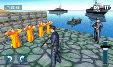 Police Boat Prison Transport 3D: Cruise Ship Game截图1