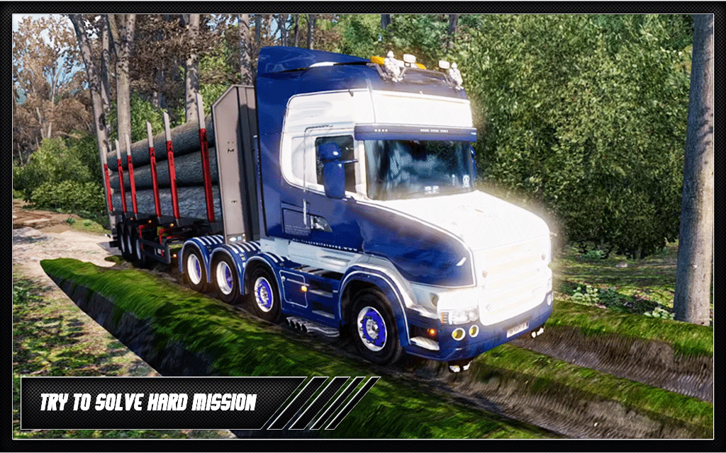 Rough Truck: Euro Cargo Delivery Transport Game 3D截图2