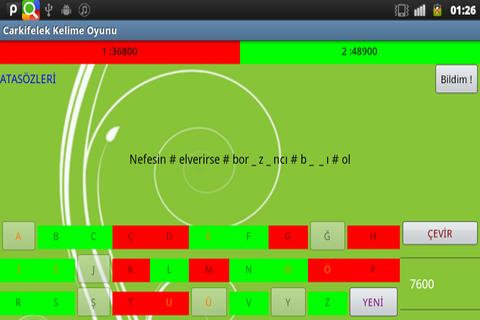 Carkifelek Kelime Oyunu截图2