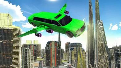 Modern Flying Car Limousine Taxi Simulator Games截图2