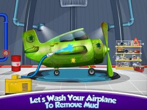 Plane Wash Salon Workshop Game截图5