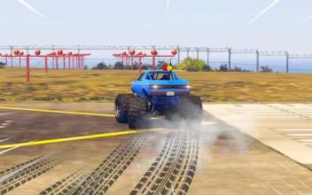 Superhero Monster Truck Race: Monster Bulk Stunts截图3