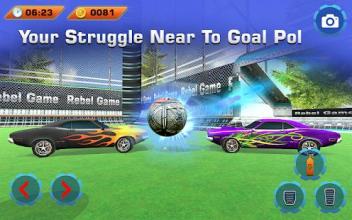 Rocket Car Crash Soccer Ball Stadium Football Game截图5