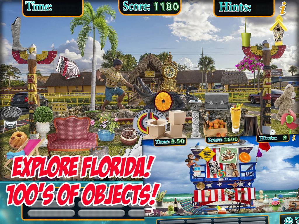 Hidden Objects - Florida截图3