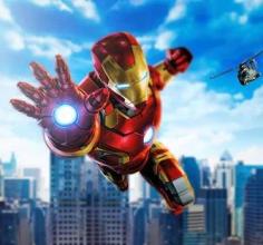 Iron Hero Transformation - City Rescue Mission 3D截图2