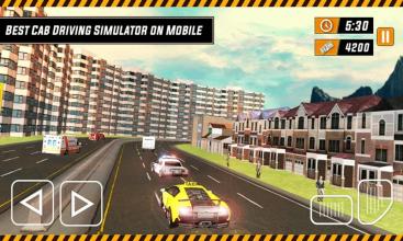 Modern City Taxicab Driving 3D截图2