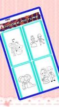 Little Bride and Groom Coloring Book截图4