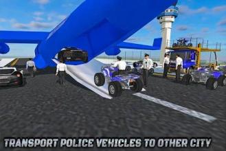 Police ATV Bike & Car Plane Transport Truck Game截图3