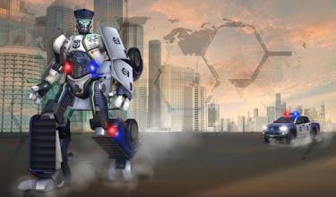 Cop Robot 3D - US Police Transform截图1