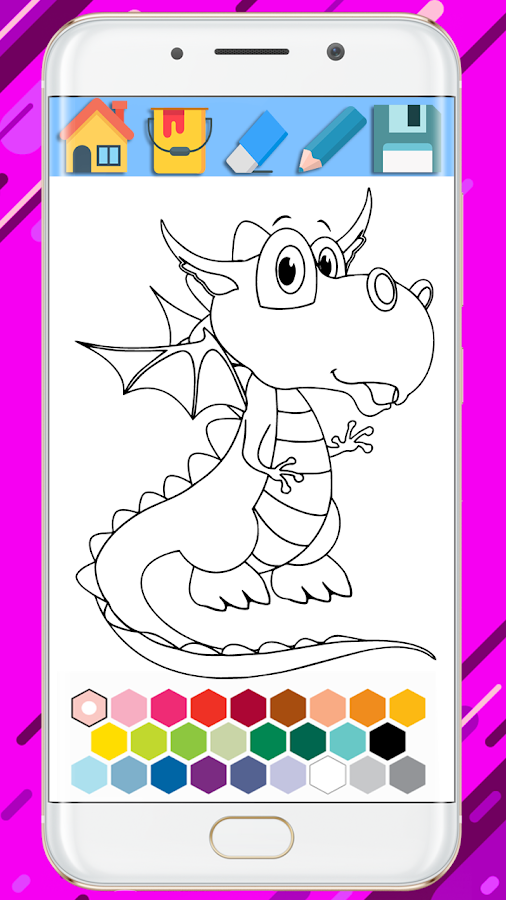 Dragon Coloring Book - Coloring Dragon 2018截图1