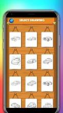 cars coloring and drawing book - how to draw cars截图4