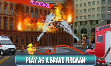 Rescue Fire brigade Sim 2019 - Firefighter Games截图1