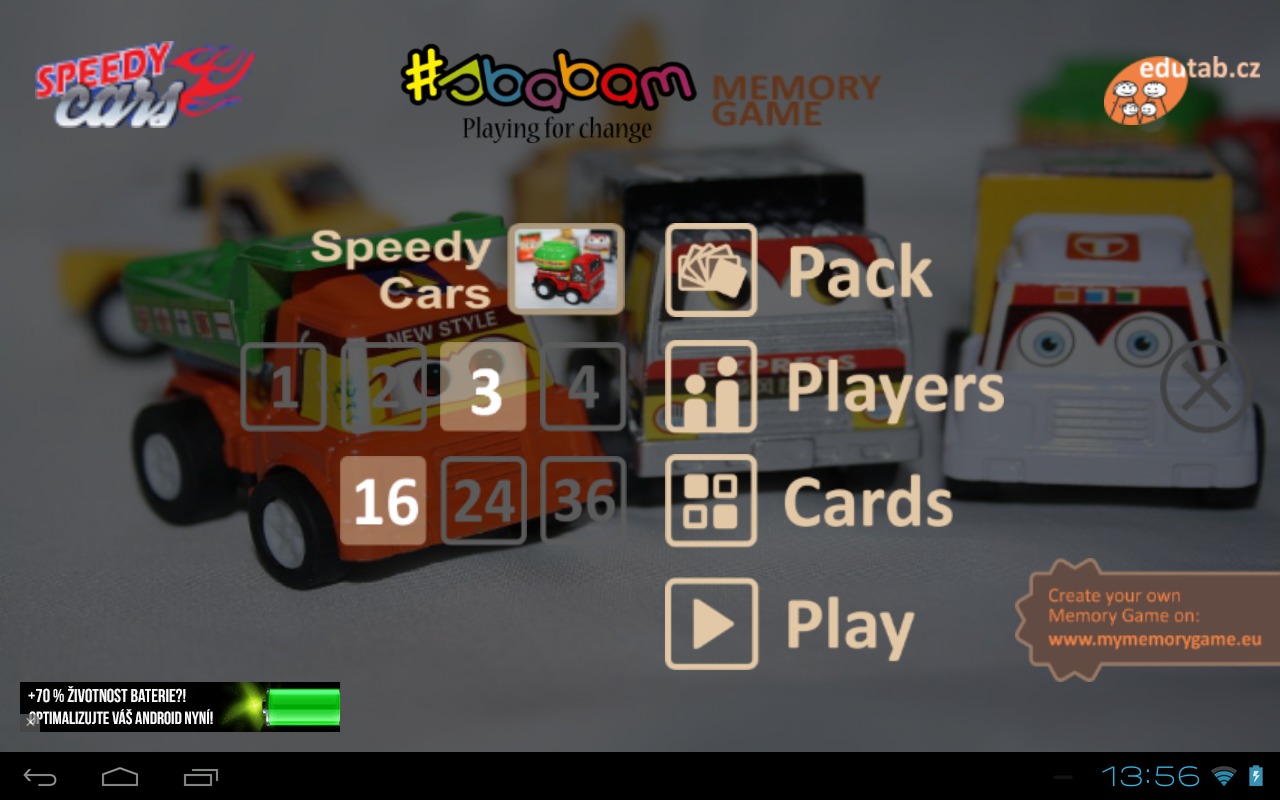 Speedy Cars memory game截图4