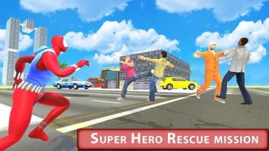 Amazing Spider Super Hero Rope Rescue Mission截图3